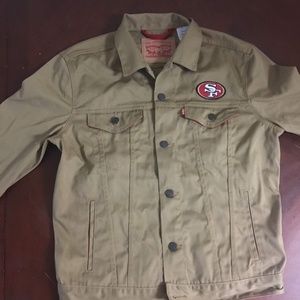 Levi's 49ers button up jacket